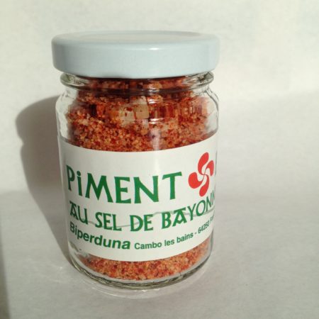 Sel de roche au Piment basque en pot de 80 g