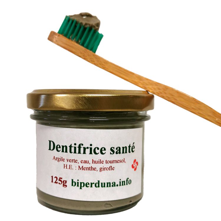 Dentifrice santé verte illustrée